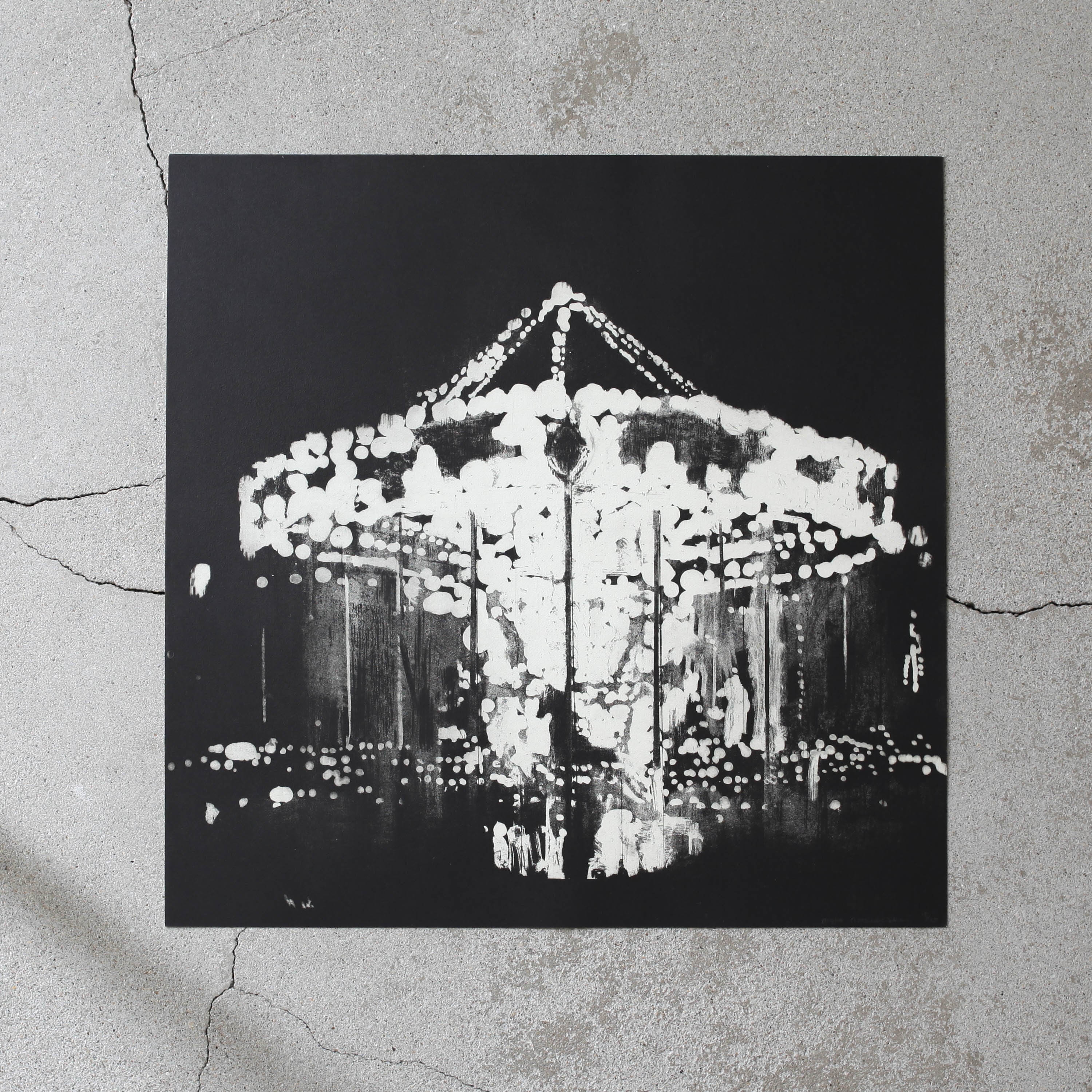 尾関立子 Ritsuko Ozeki|Night(受注後額装)