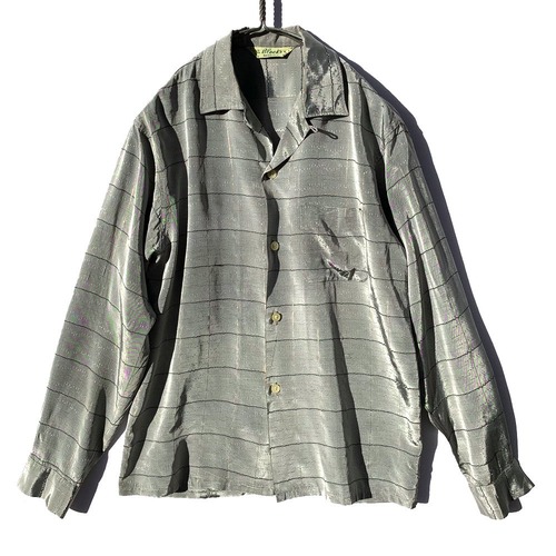 Vintage Open Collar Shirts [B Cocks] [Late-1950s] Vintage Open Collar Shirts