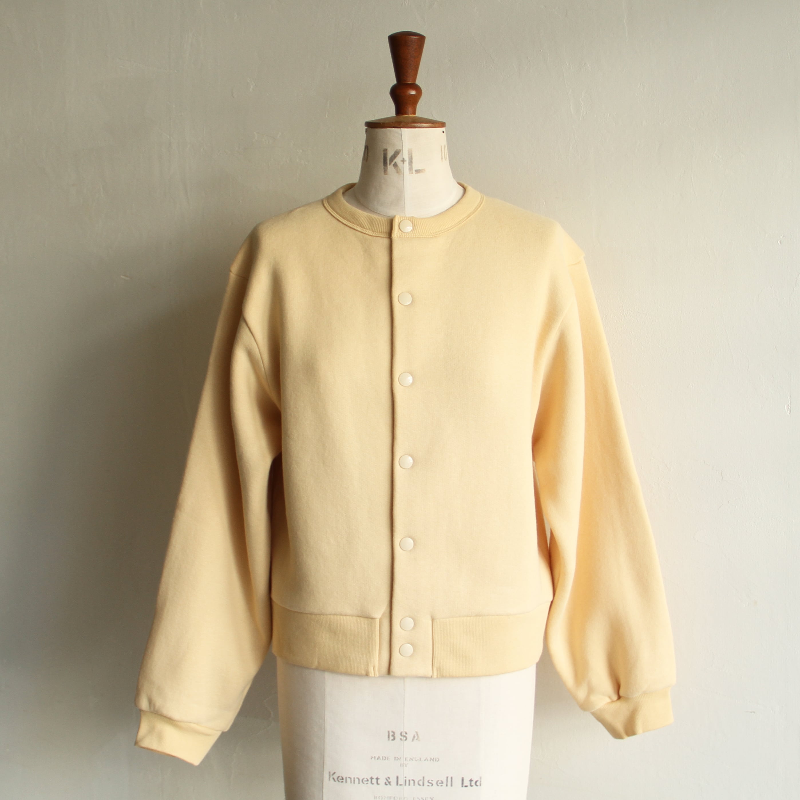 LUVOURDAYS Sweat snap cardigan