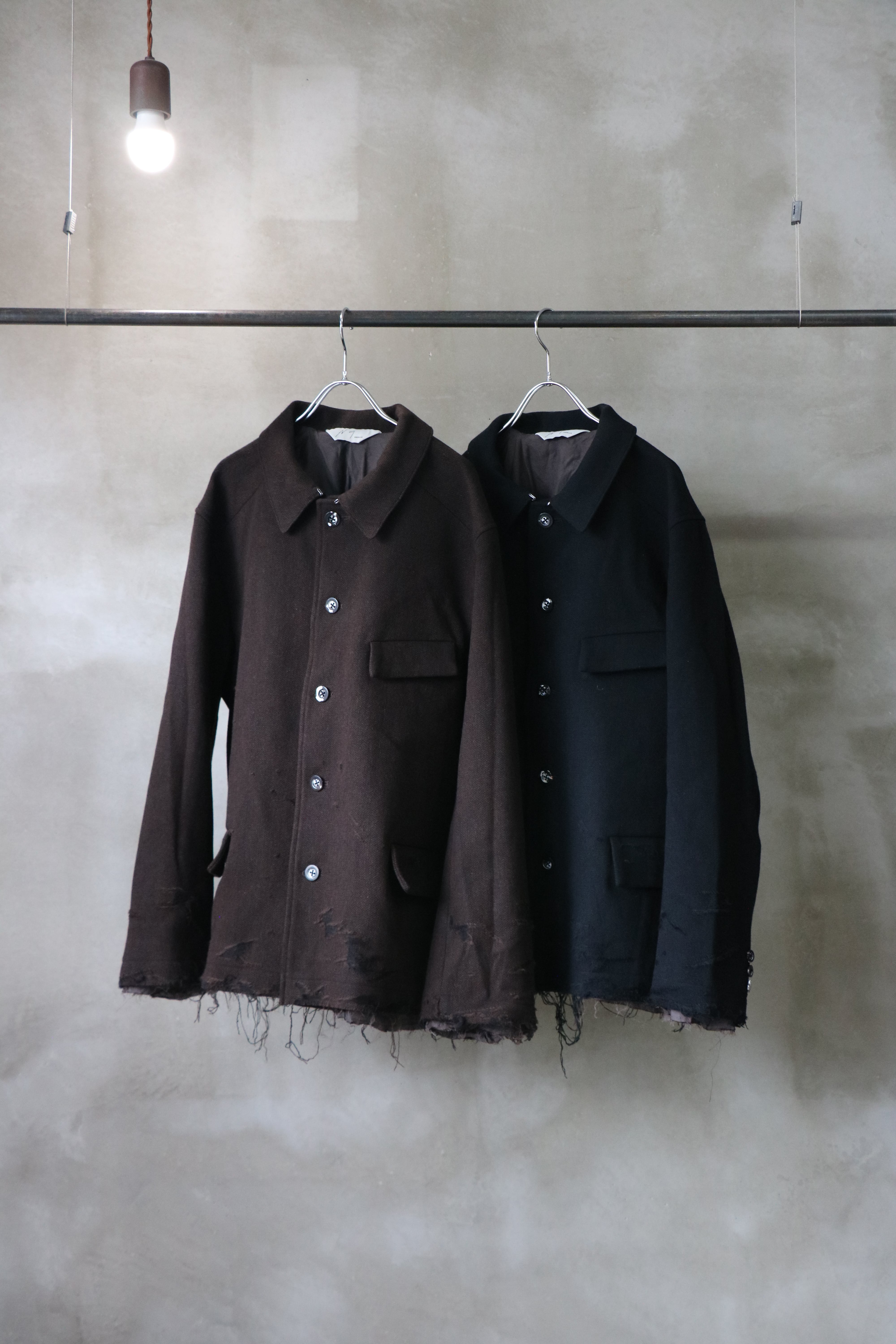 Restock】Ancellm / TWEED CRASH JACKET / ANC-JK37 / アンセルム 