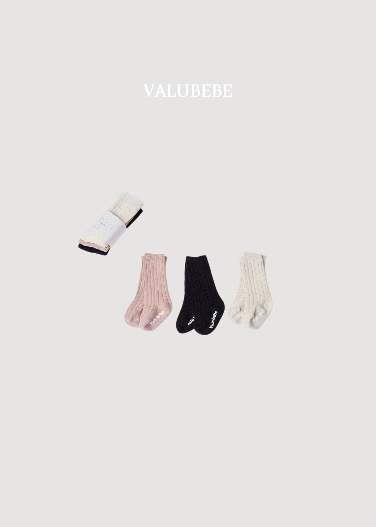 送料無料【予約】/ デイリーリブソックス2（3足セット） / valubebe