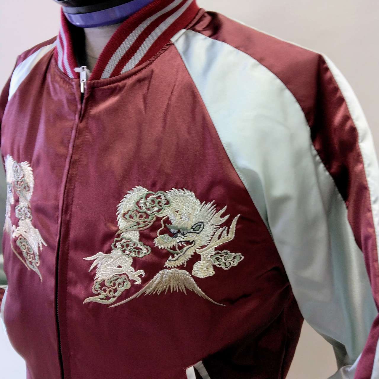 花富士龍スカジャン L LL Embroidered jumper(SUKAJYAN) | あさひや木更津 花富士龍スカジャン L LL Embroidered jumper(SUKAJYAN) | あさひや木更津
