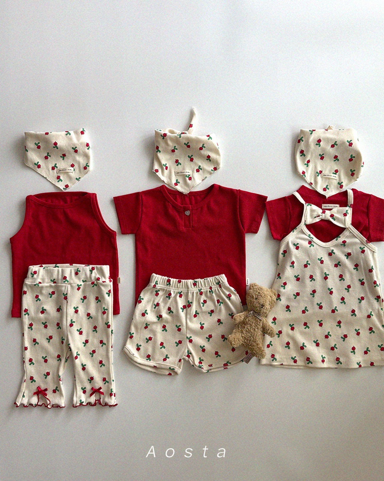 【取寄/韓国直送】Aosta 26/SM リブワンピース｜夏服｜韓国子供服