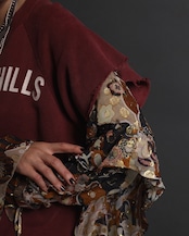 1960-70's North Hills Indians / Short Sleeve Sweat Shirt