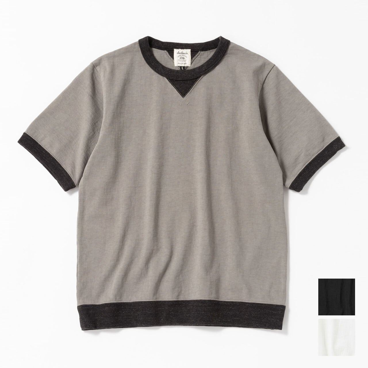 トップス Jackman Dotsume Rib T-Shirt jm5110 Jackman ジャックマン JM5110 Dotsume Rib T-Shirt ドツメリブTシャツ
