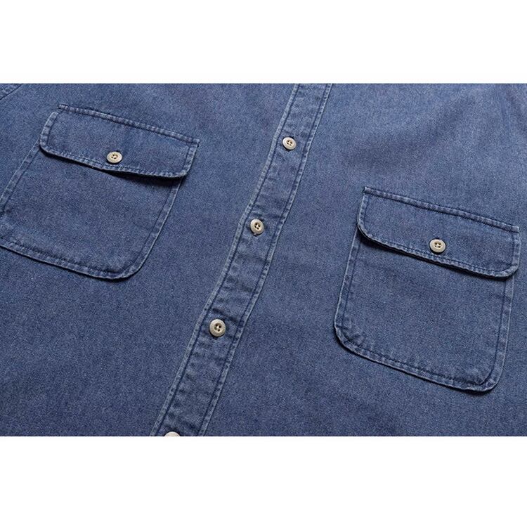 ★PROFILE BLUE SHIRT　　　A0729