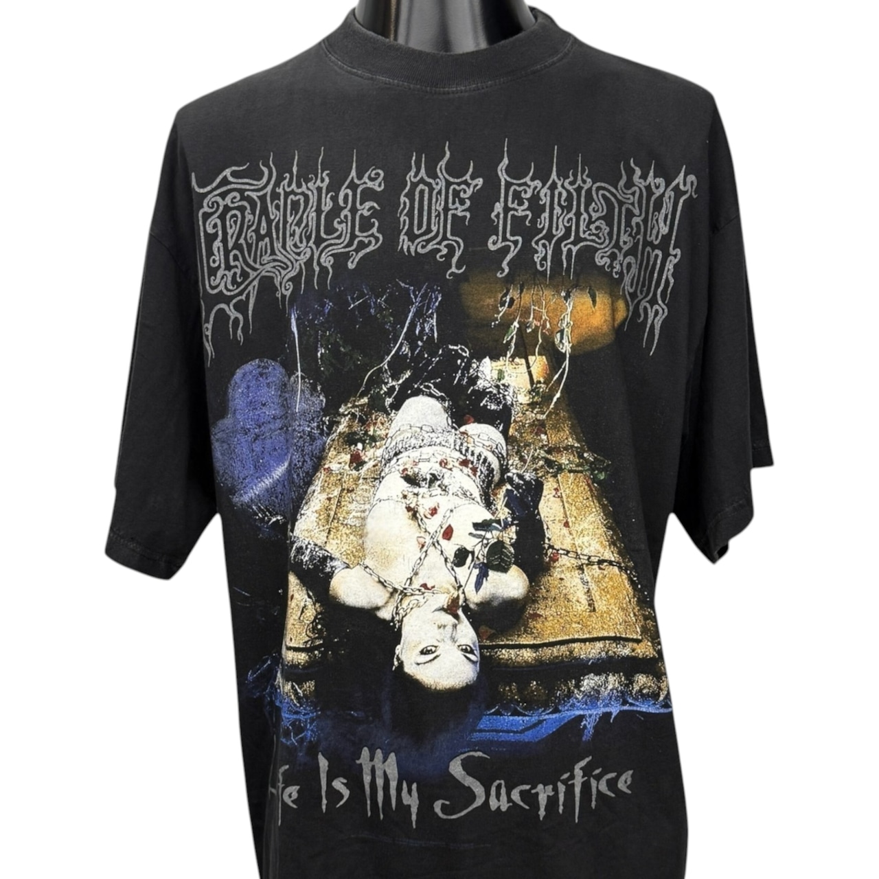 【CRADLE OF FILTH】クレイドル・オブ・フィルス "Life Is My Sacrifice" 90's Vintage Tシャツ