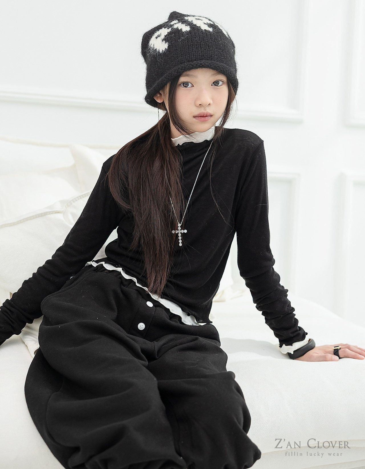 ZAN CLOVER［取寄］wave layered tee 26winter