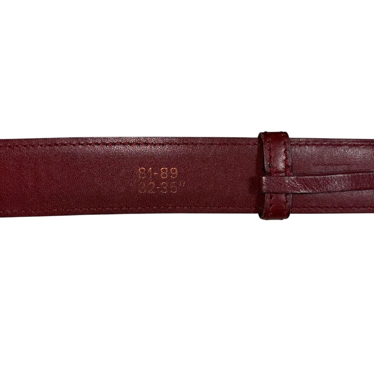vintage CARTIER leather belt “Santos”