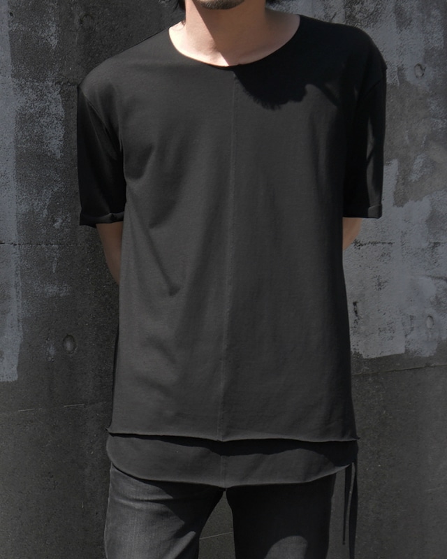 25SS ASKYY / LAYERED CUTSEW C-NECK / REGULAR