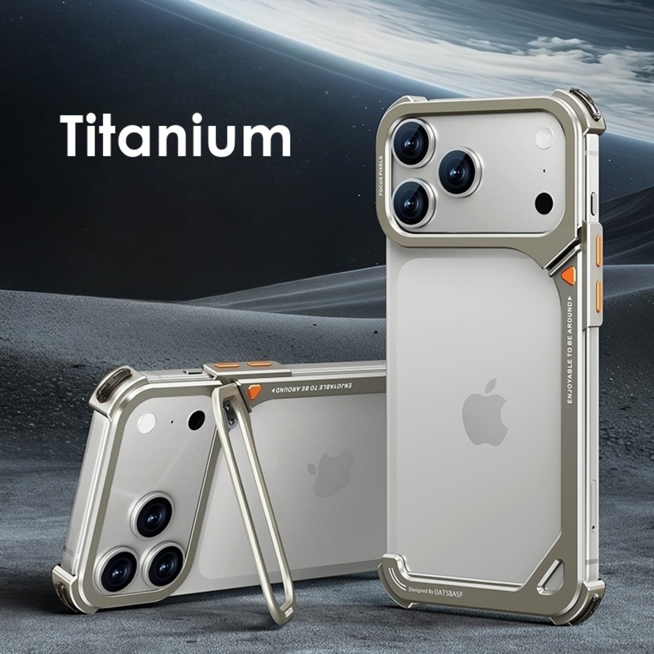 ◆iPhone17 Pro Max◆ 9-Shaped Aluminum Phone Case / 9-シェイプ アルミニウム スマホケース