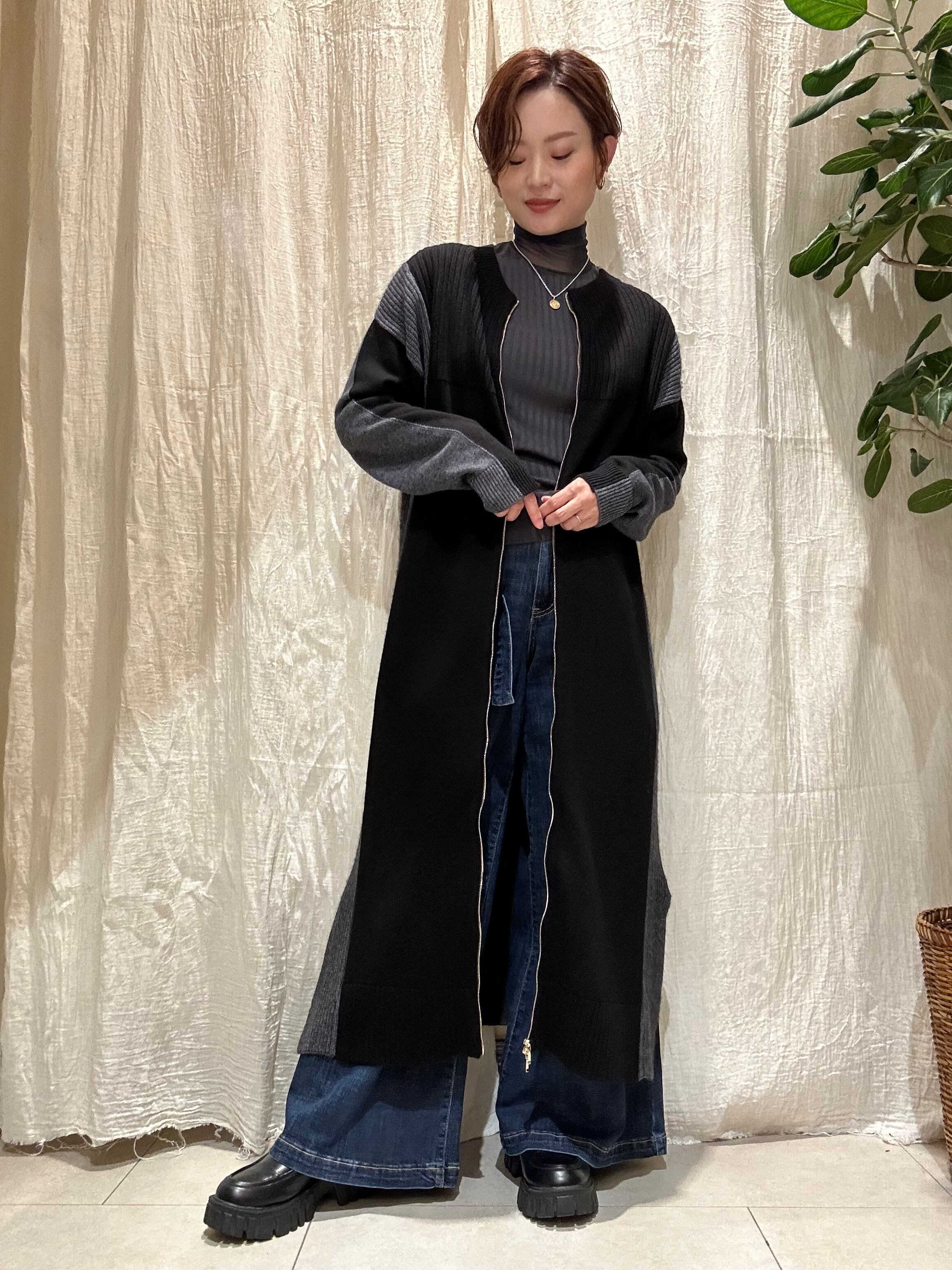 4wayバイカラーロング丈ニット EN'DAY(エンデイ) | EARL