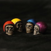 VINTAGE HELL'MET VALVE CAP /LameBlue