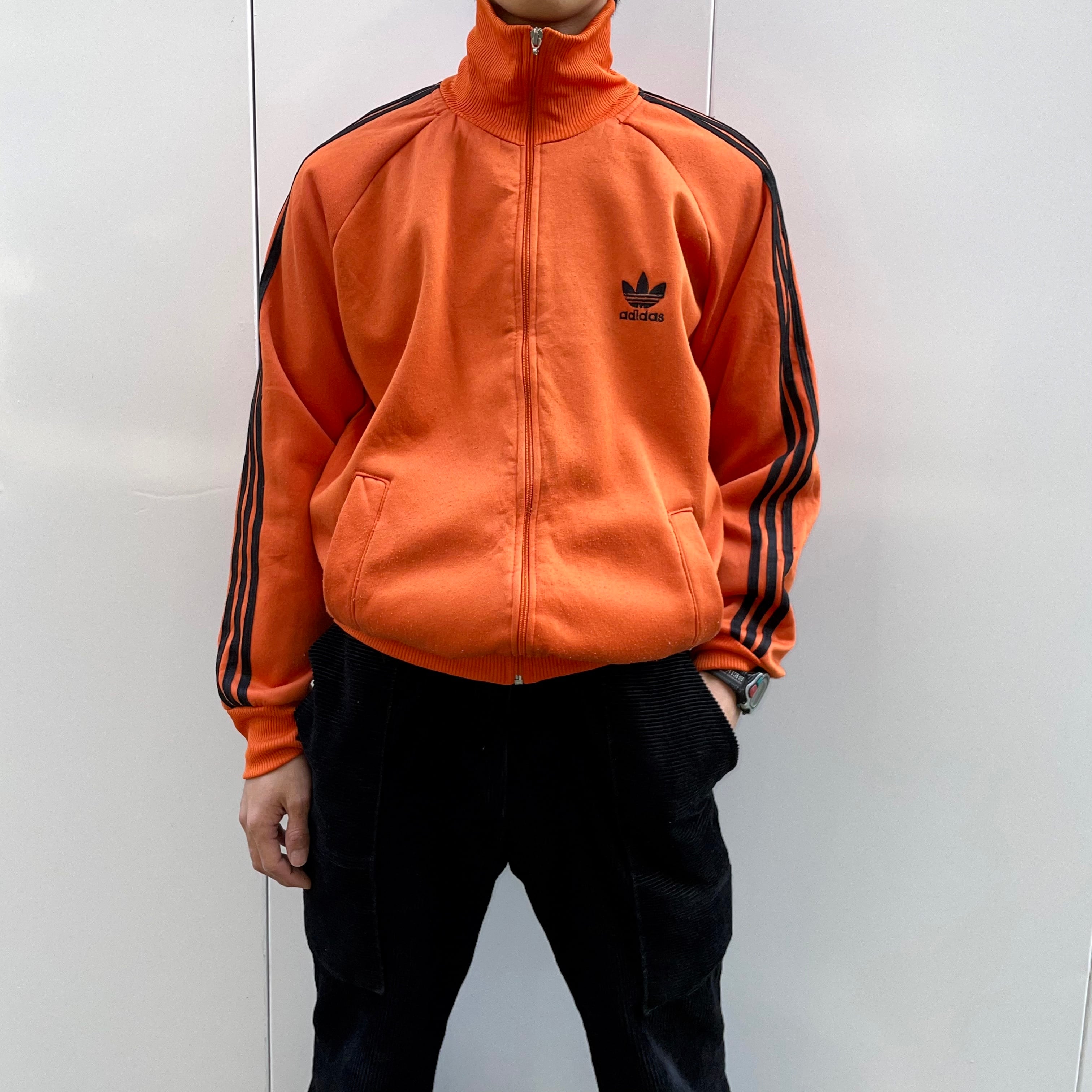 0038. 1990's adidas track jersey orange × black 90s 90年代 ...