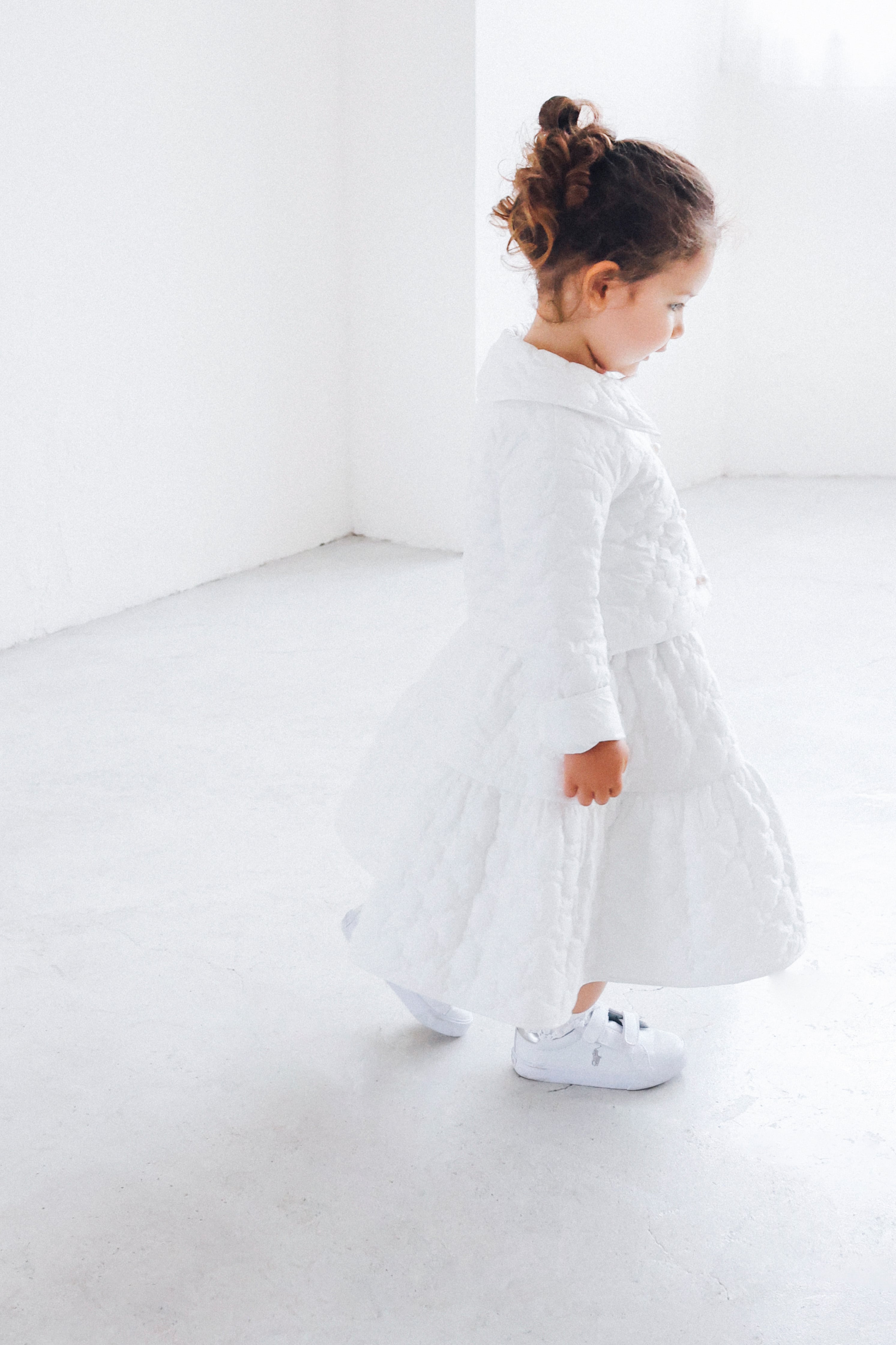 VOYAGE JACKET WHITE 4Y-7Y | AMICA・kids
