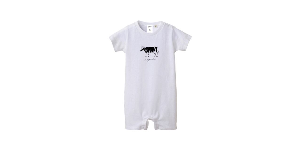 coguchi baby rompers 80cm (WH)