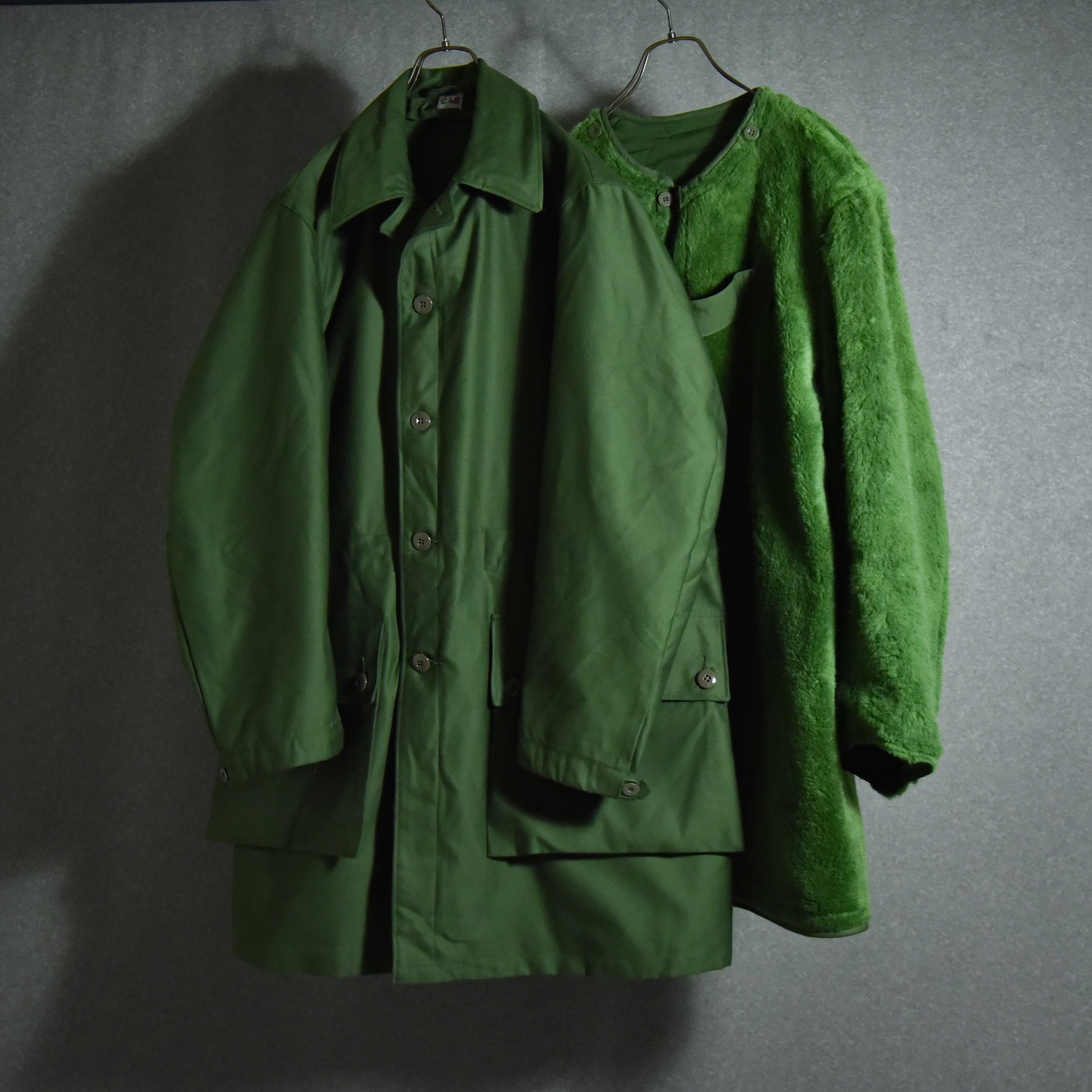 DEAD STOCK】Swedish Army M59 Fild Coat & Boa Liner スウェーデン軍