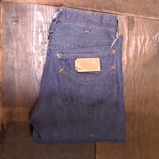 1960s Sears Roebucks Vat Dyed Denim Pants / 60年代 シアーズ ロー