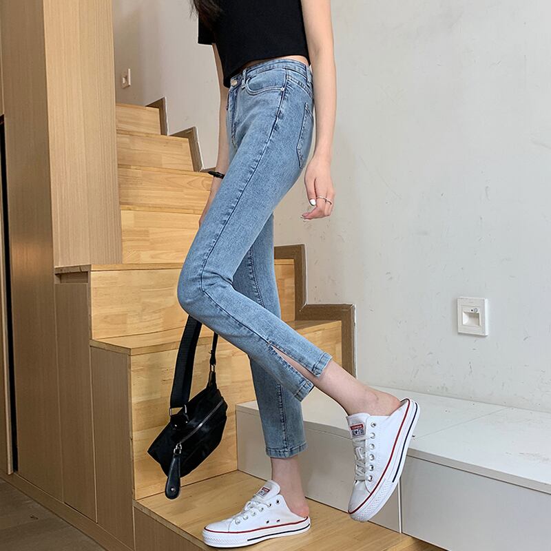 パンツ サマーハイウェストウェストジーンズ 夏物 スーパーモール335138550