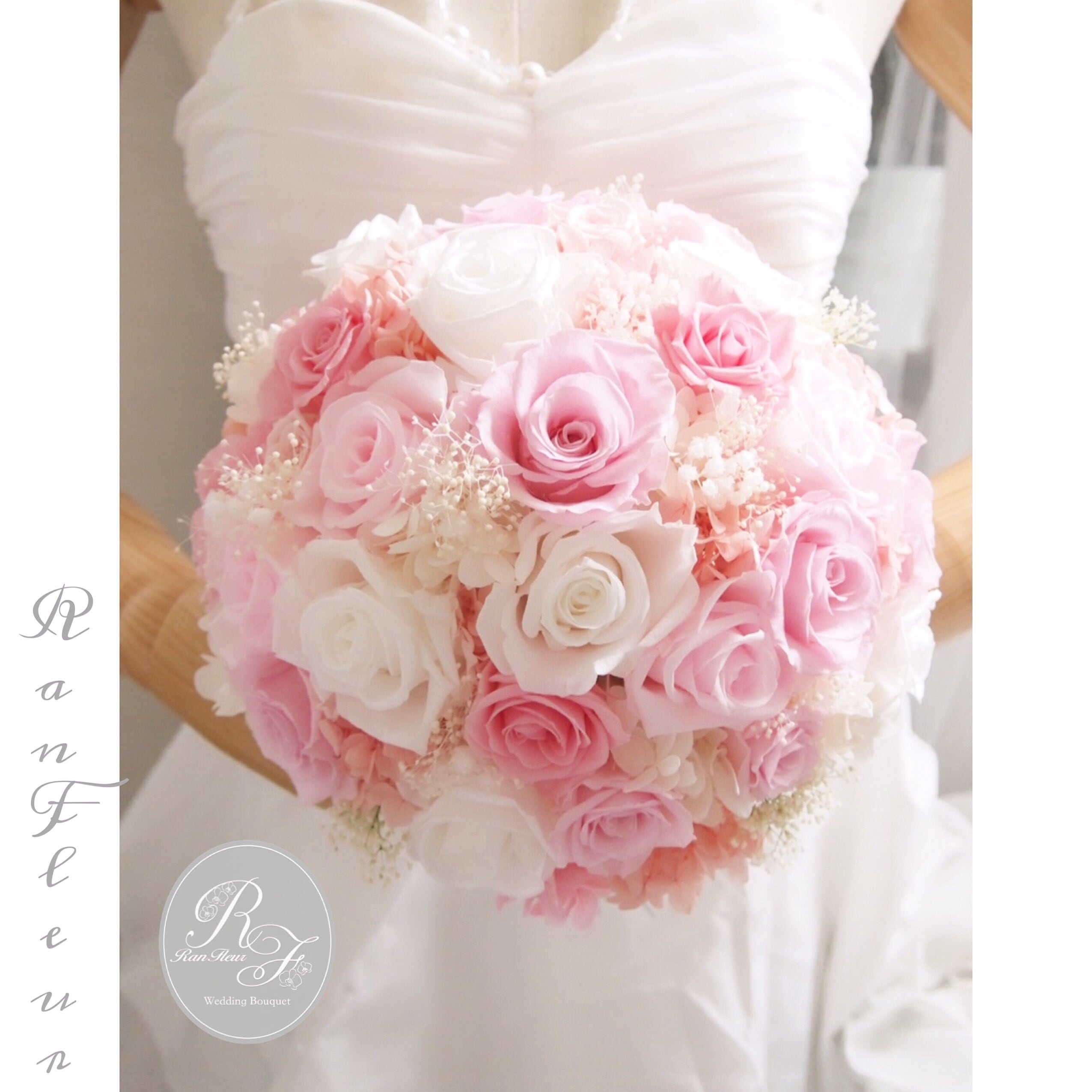 ミッキー　ラウンドブーケ　ブートニア　セット 楽天市場】ブーケ ミッキー風 ラウンドブーケ かくれミッキー