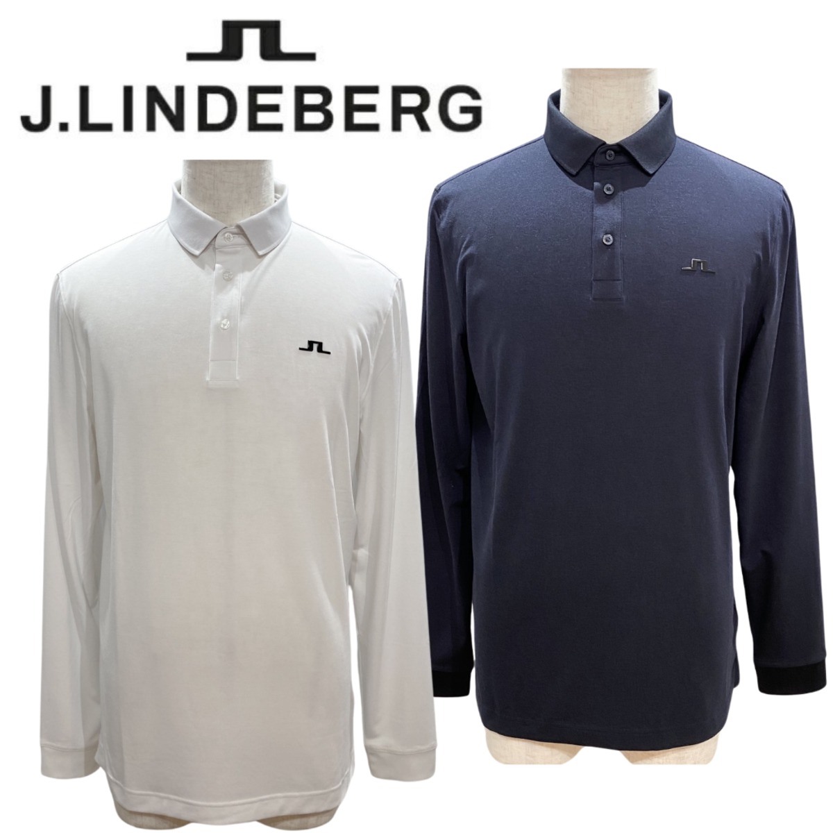 ジェイリンドバーグ J.LINDEBERG ゴルフ ポロシャツ Mサイズ 2024AW 【メンズ】 J.LINDEBERG Jリンドバーグ ジェイリンドバーグ