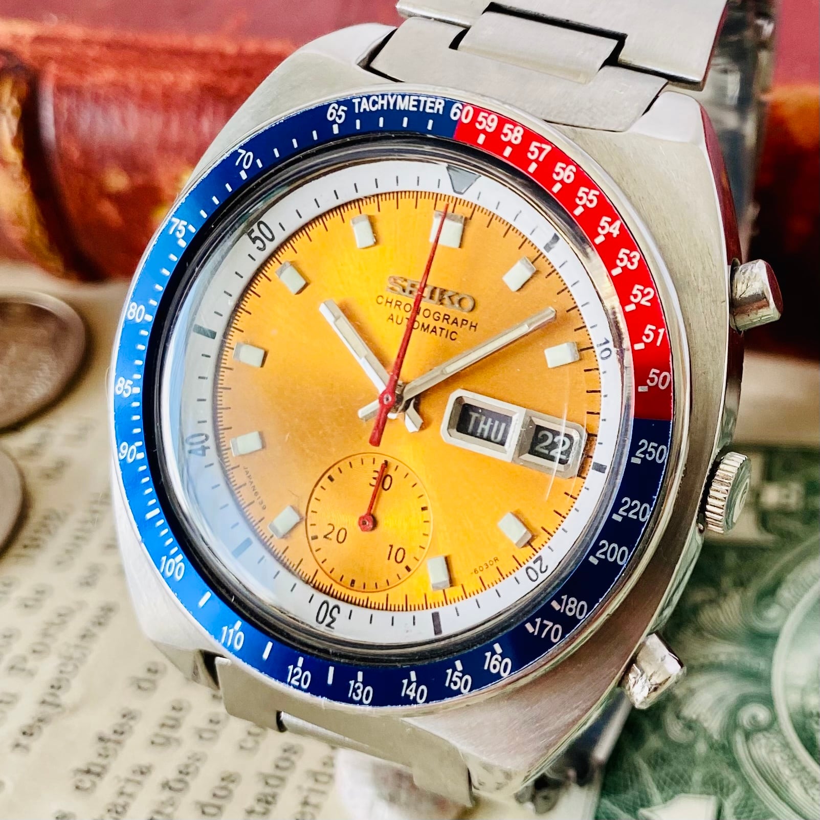 【高級時計 セイコー】seiko ダイバーズ 6139-6031 70年製 17石