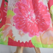 フラダンス 衣装 FANCY DRESS ファンシードレス ワンピース ドレス ピンク系 アシンメトリー チョーカー ラインストーン プロテア柄 花柄 かわいい 華やか 鮮やか 明るい 緑 黄 白 ハワイアン アロハ ハワイアンプリント ダンス レッスン 練習 ワンピースドレス ハワイアンワンピース フラドレス 練習用 フラダンスレッスン レッスン衣装 練習着 ダンス衣装 キッズ 大人 フェミニン きれいめ カラフル 綺麗 プリント柄 花柄プリント チョーカー付き イベント 発表会 舞台 衣装セットアップ