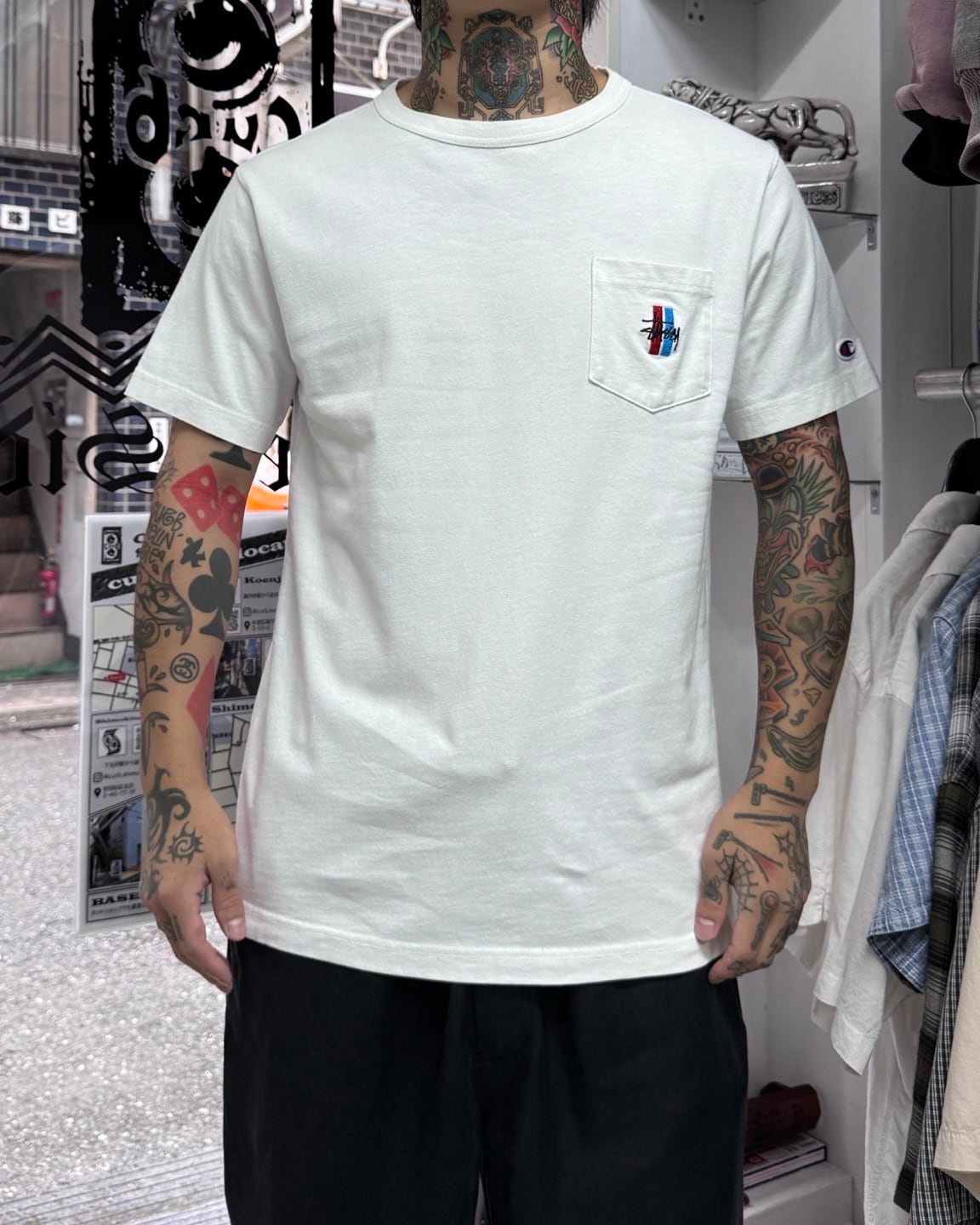 t*4様 old stussy Larry Clark レオナルドディカプリオ 10's old stussy Photo Design Tee 
