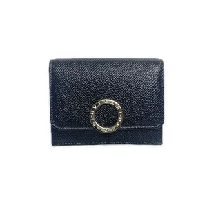 BVLGARI ブルガリ 三つ折り財布 レディース 288648 GRAIN/BLK