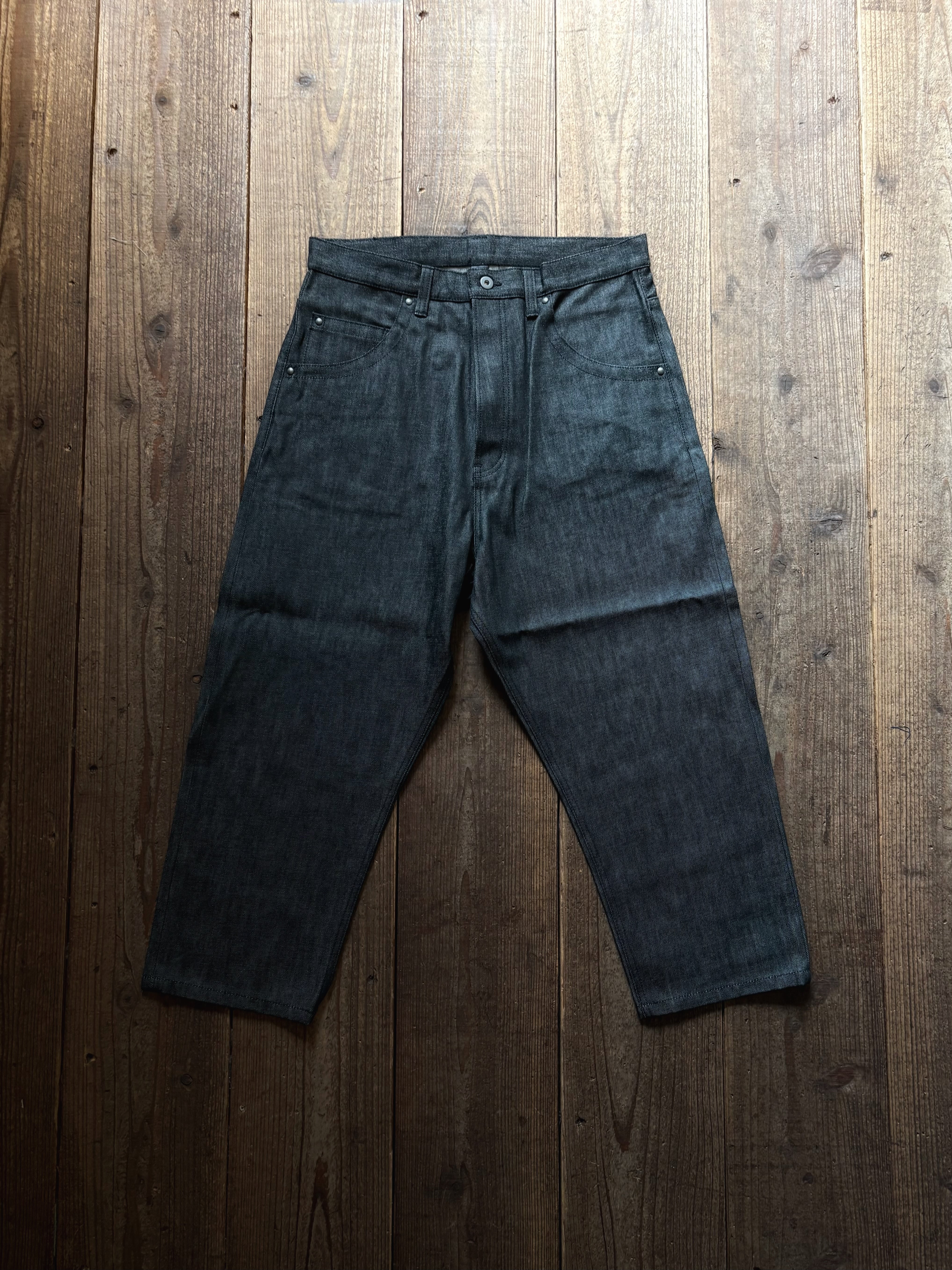 I am dork buggy pants 超強撚ギャバ black | TALE COCOON
