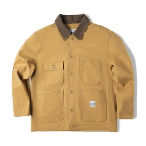 【UNISEX】 Retro Cotton Canvas Jacket / ユニセックス レトロ キャンバス ジャケット