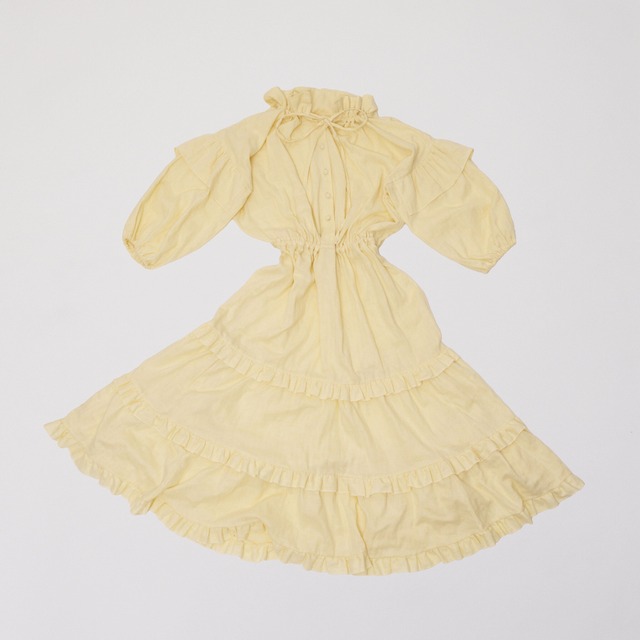 Squeeze dress/cream