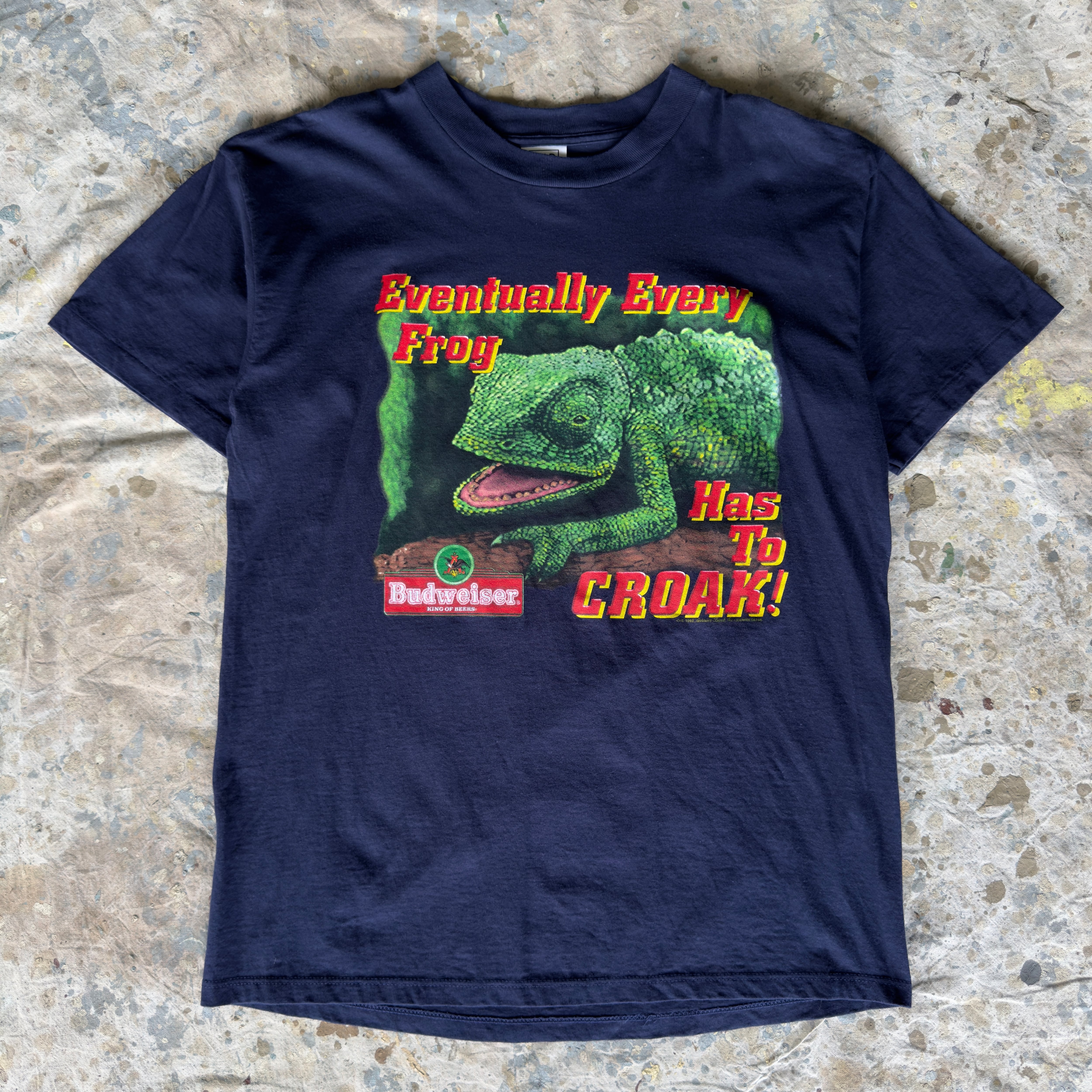 90s History of Art Tシャツ USA製 Donald Seitz フェード ブラック XL