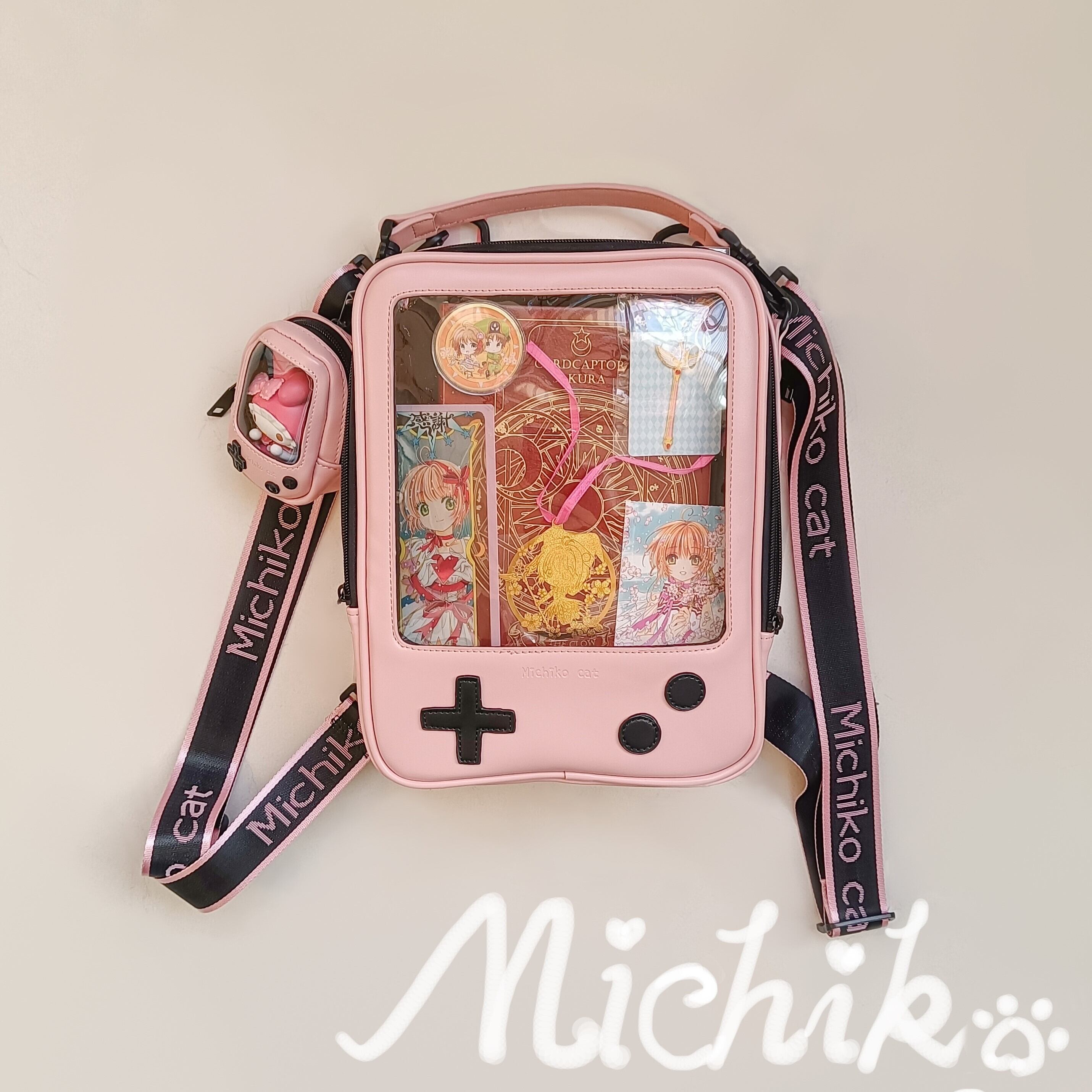 122 レディース ロリータ 可愛い 痛バッグ 痛バ 透明 ショルダーバッグ K0s7c5 Lachouette