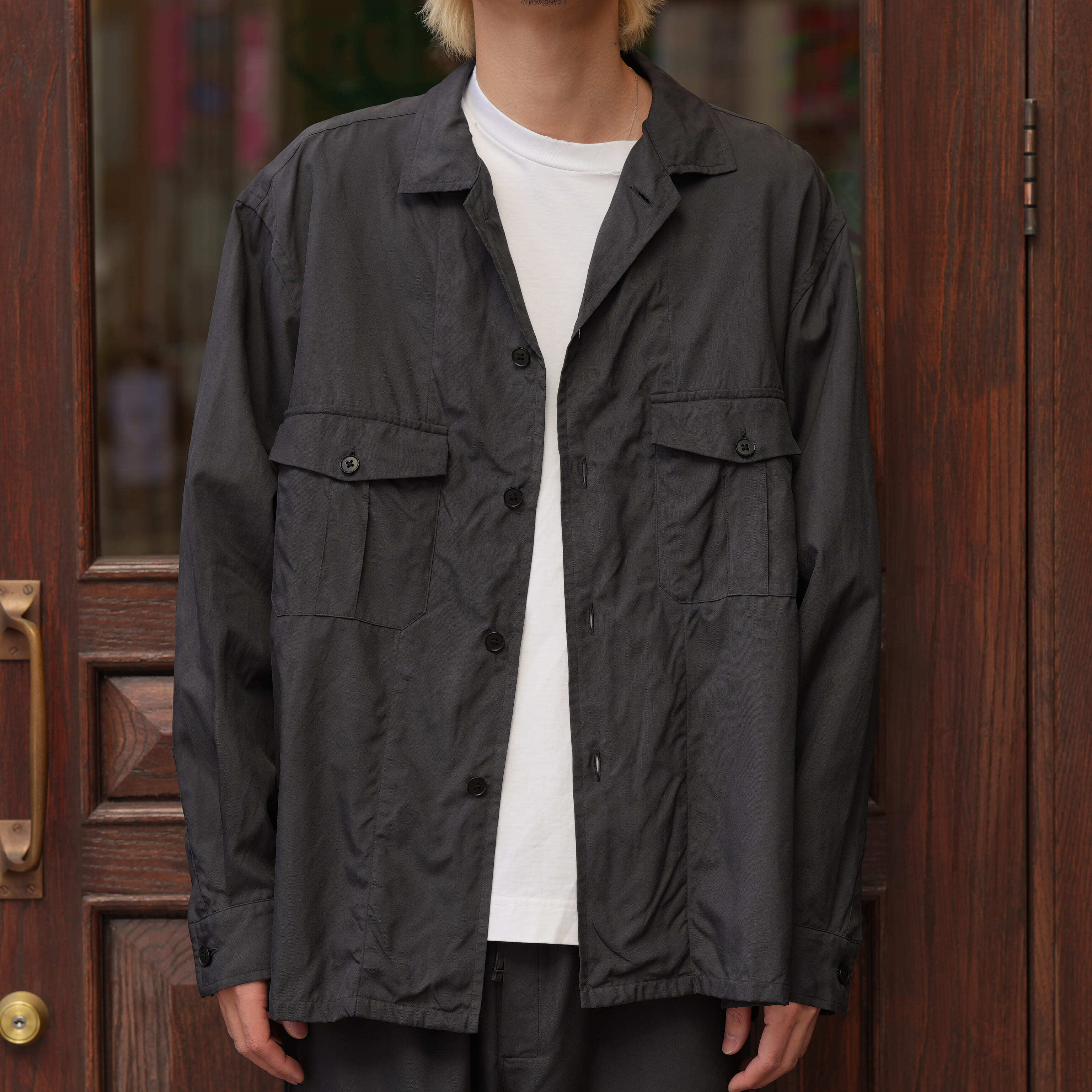 トップス KAPTAIN SUNSHINE SilkMilitaryShirtJacket KAPTAIN SUNSHINE(キャプテンサンシャイン) 26SS 