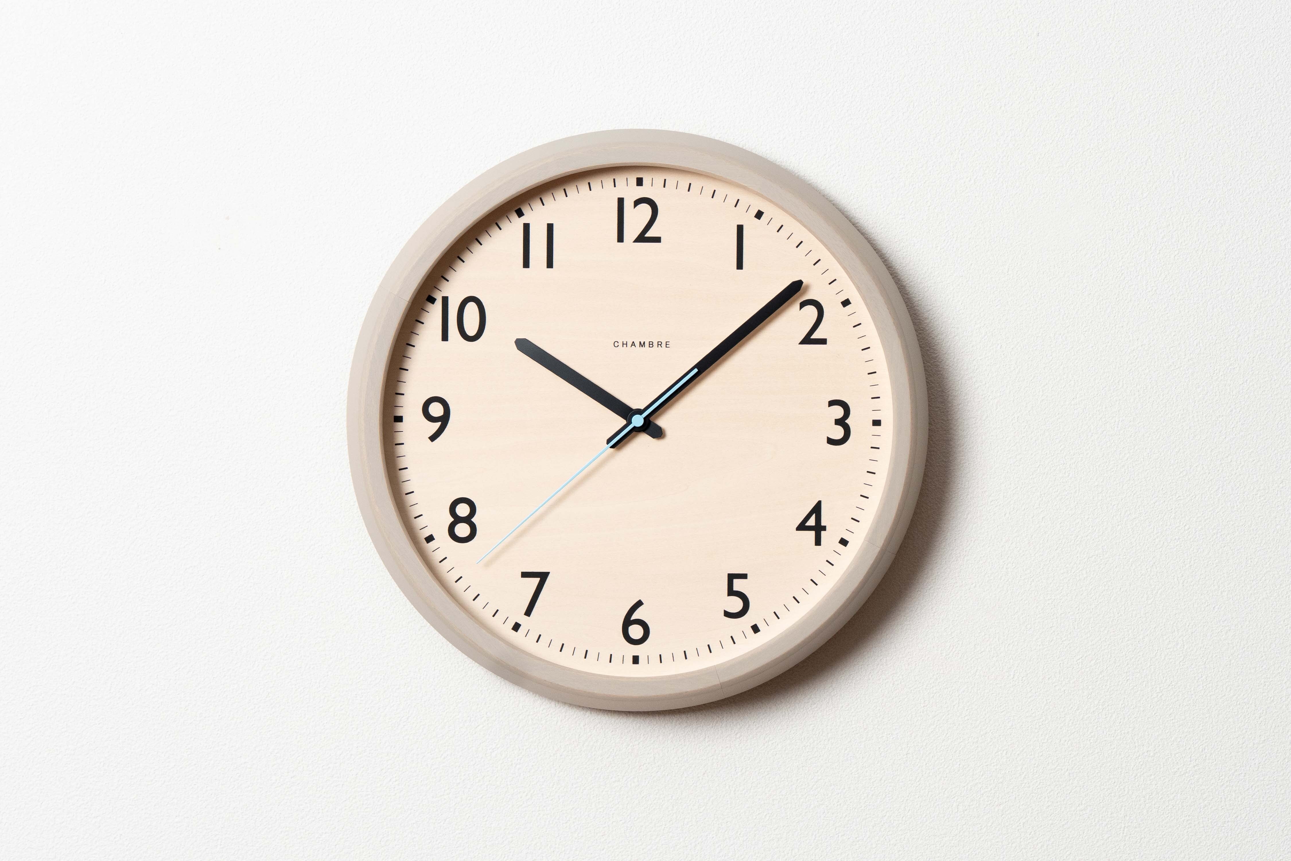 電波時計 DROP CLOCK WARM GRAY -renewal-