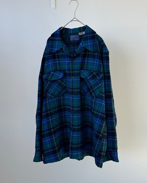 -Pendleton- Vintage 70s L Board Shirt made in USA
