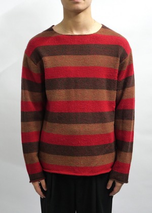 border wool knit