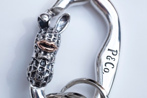 CARABINER BUNNY PEANUTS   silver x k10PG