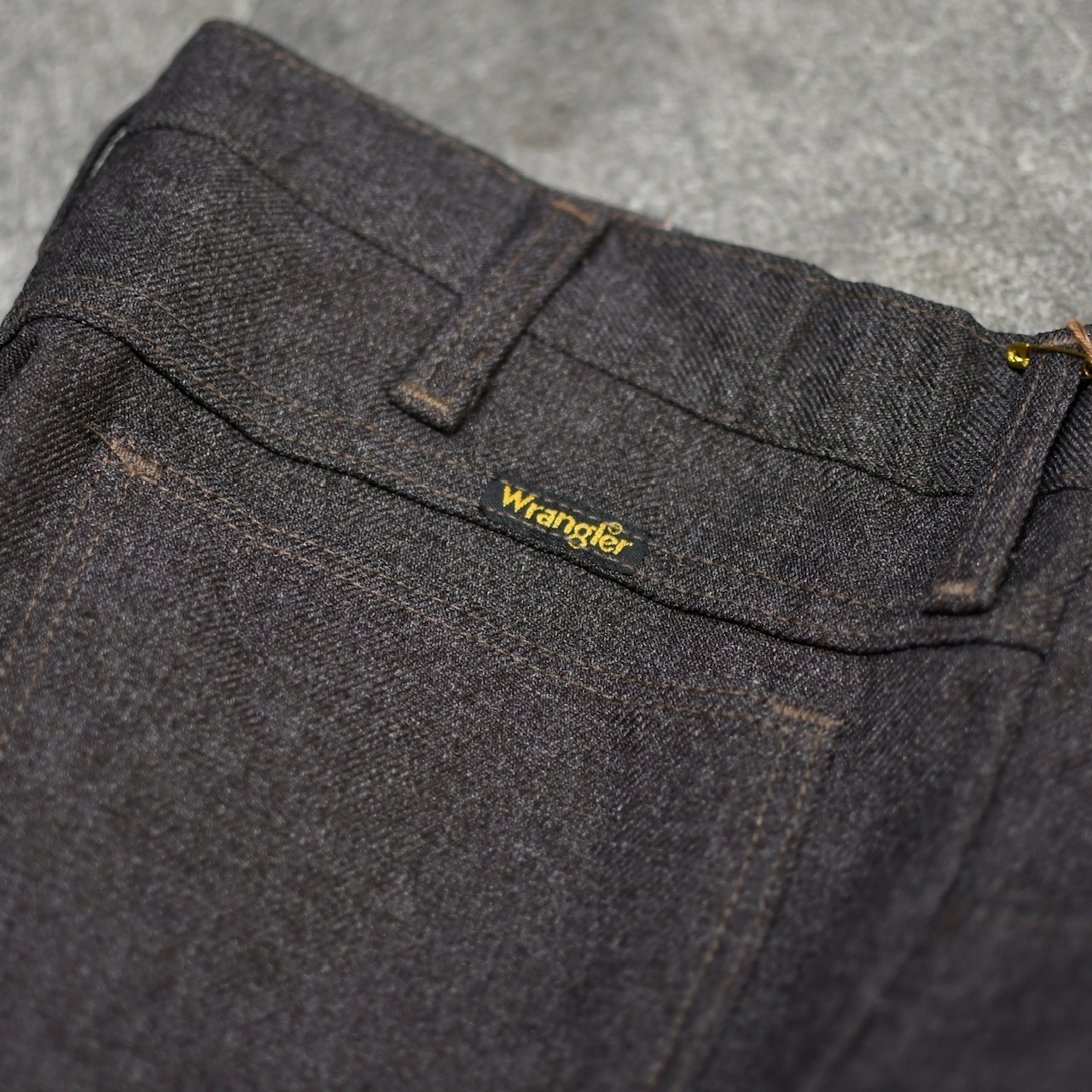 80's~ Wrangler launcher pants brown