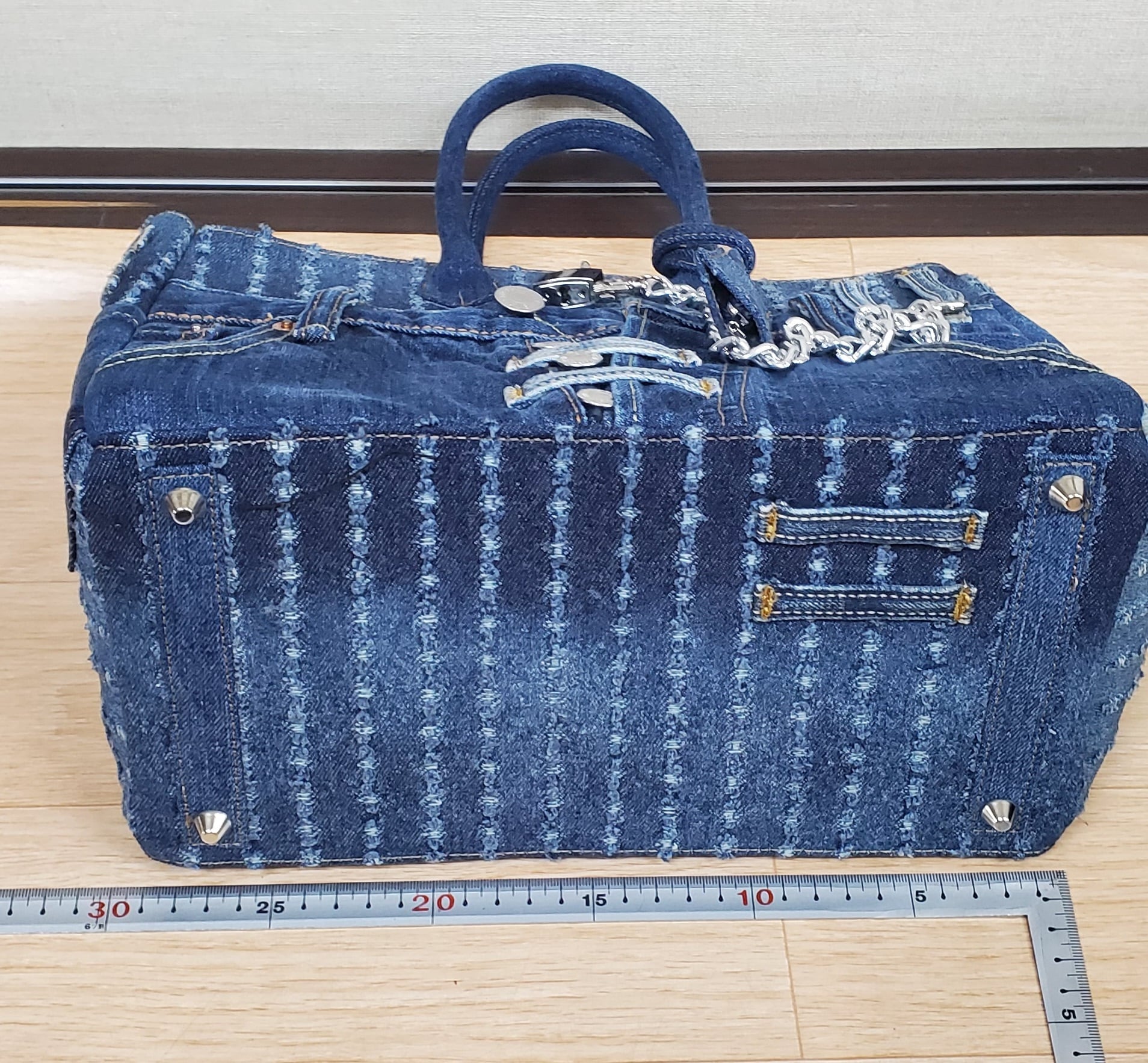 デニムリメイク 2WAYバッグ｜一点物・職人仕立て｜大人カジュアル