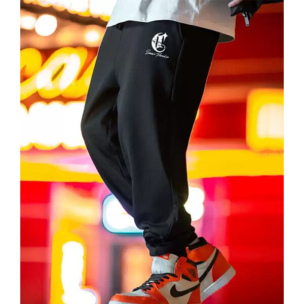 Wide silhouette sweat pants P040