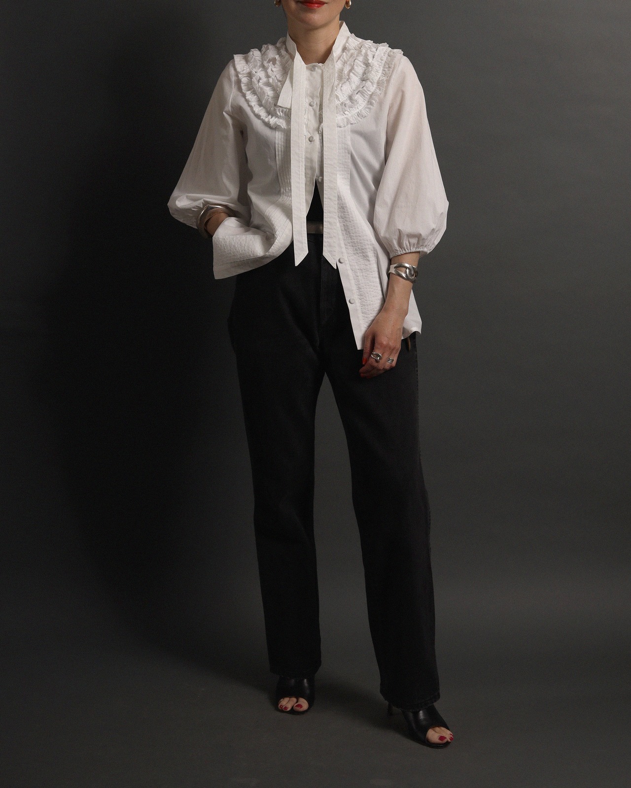 Fendi / Frilled Blouse