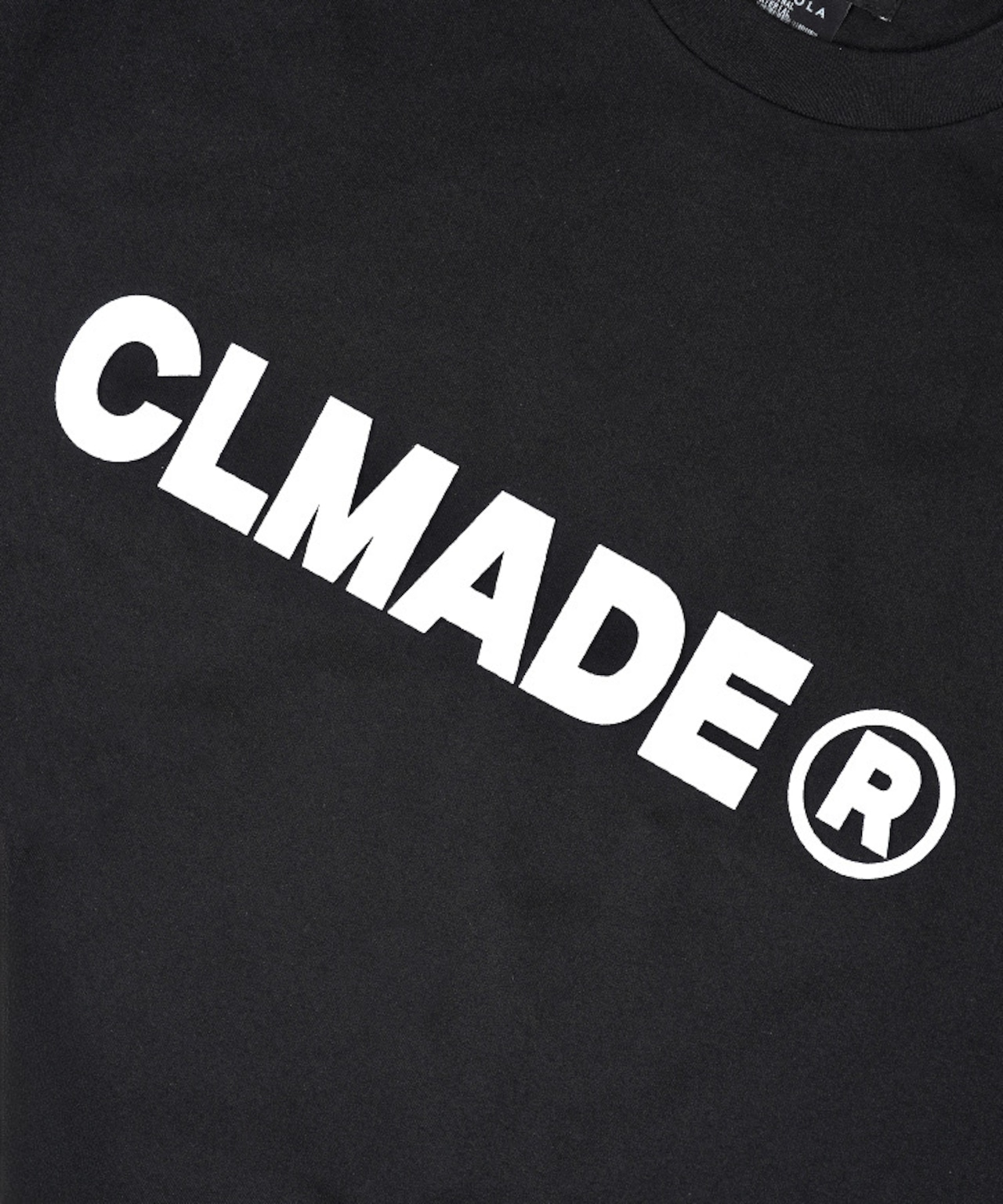 ロゴプリントドローコードルーズTシャツ (BLACK) CQ-48039