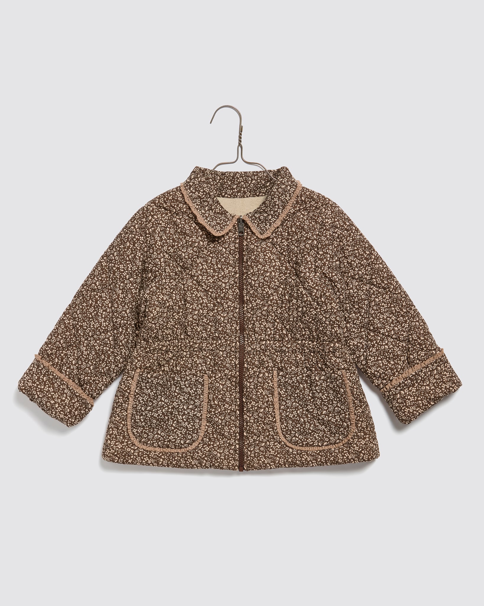 little cotton clothes/Petra Romper Bracken Floral | LITTLE LOULOU