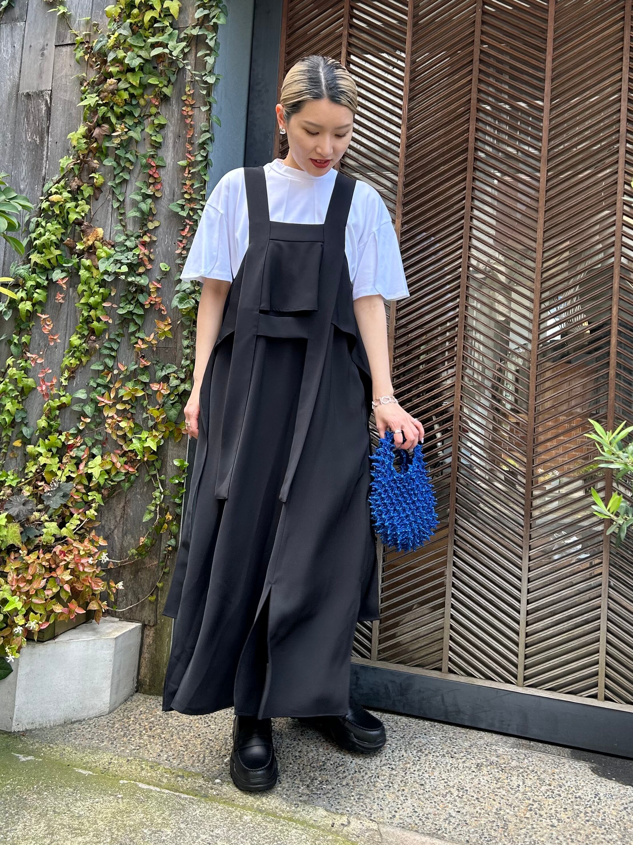 24SS】ENFOLD エンフォルド / FLARE SLIT JUMPER-SKIRT | TRENT 