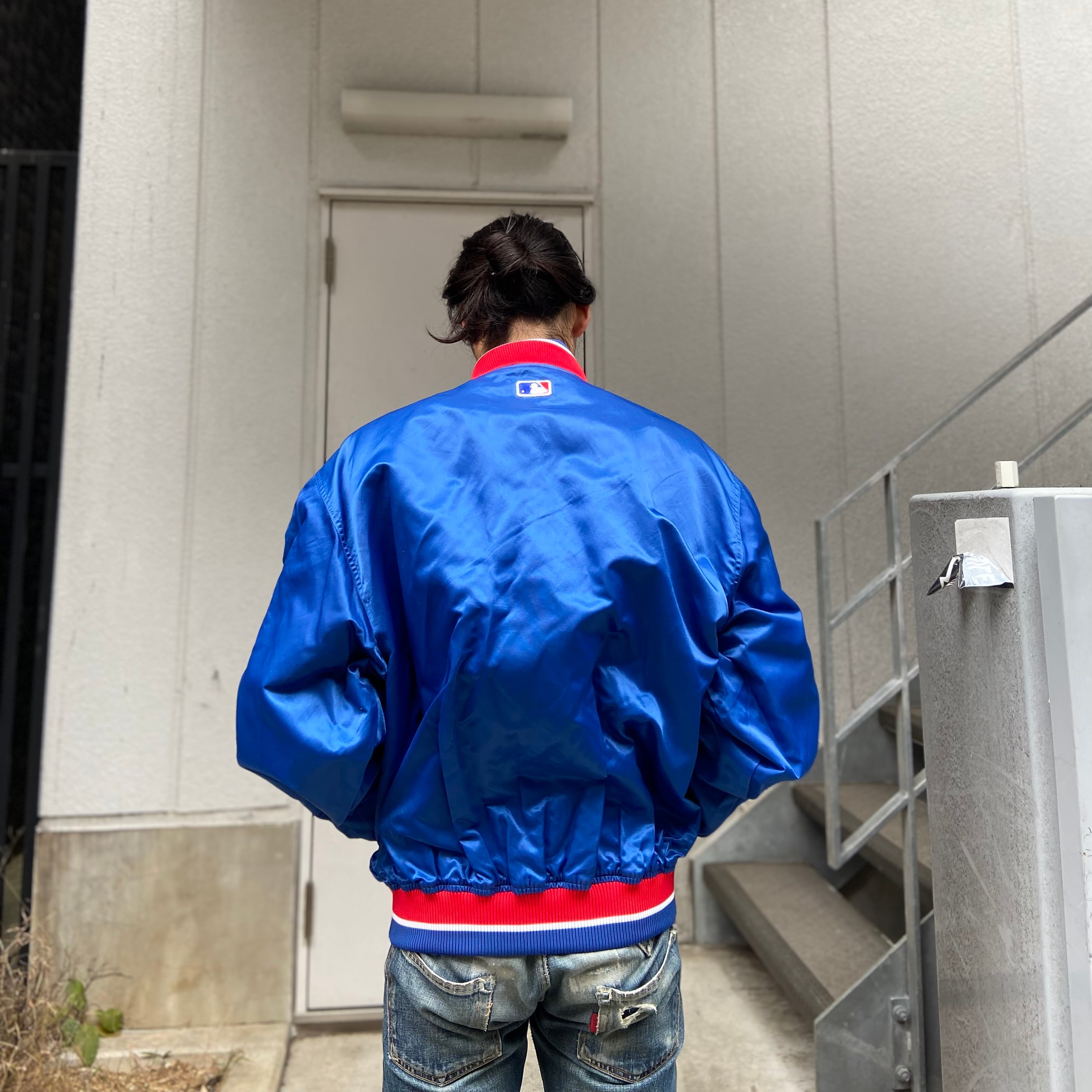 size:XL【 Chicago Cubs 】シカゴ・カブス ナイロンジャケット ...