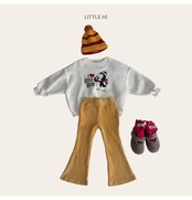 〖取寄〗韓国子供服 / 26winter / Little Hi / ベロアポップブーツカットパンツ / キッズ *XS~XL*