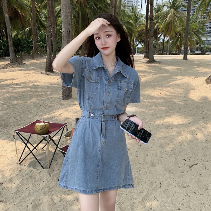 ドレス サマーウェストスリムショートスカート 夏物 試着室1530445395