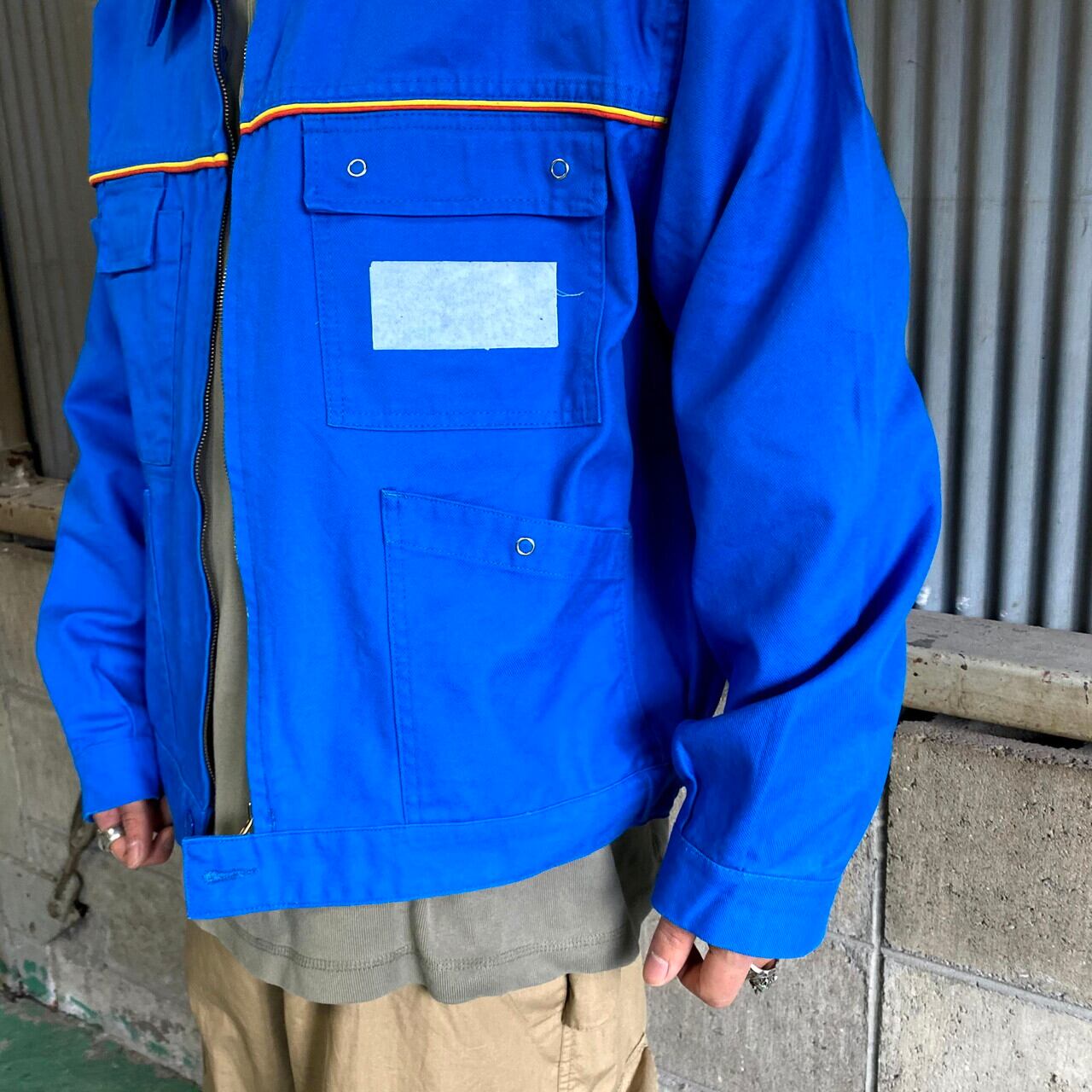 VETRA 変形ポケット コットンツイル ユーロワークジャケット